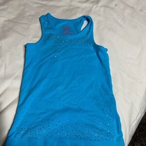 Faded Glory Sparkling Blue Kids Tank Top